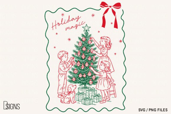 Charming Christmas Tree Svg for Holiday Graphics