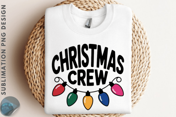 Christmas Crew Printable Sublimation Design: A Festive Graphics Gem