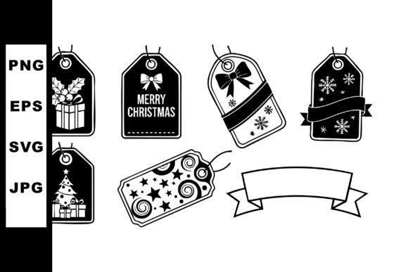 Christmas Gift Tags: A Festive Embroidery Design