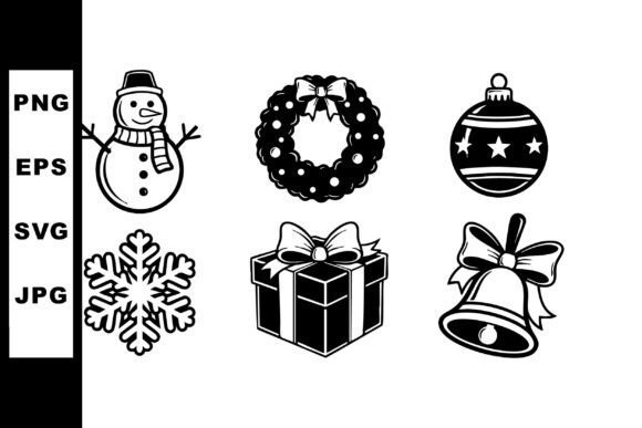 Christmas Holiday Icons Set: Perfect for Graphics & Illustrations