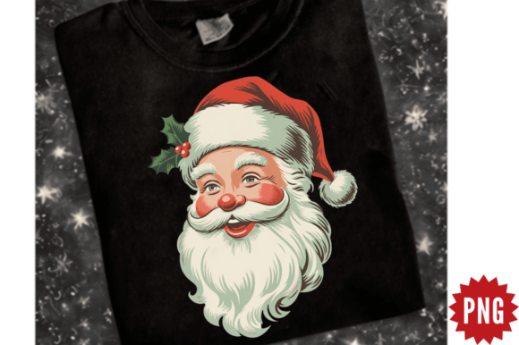 Christmas Santa Head PNG: A Festive Graphic for Branding