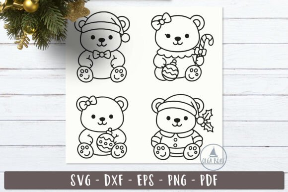 Christmas Teddy Bear SVG: A Versatile Graphics Asset