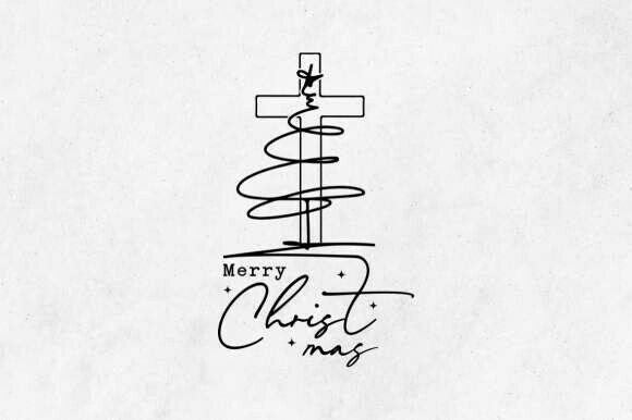 Christmas Tree Svg, Christian Christmas: A Versatile Graphic for Creative Branding