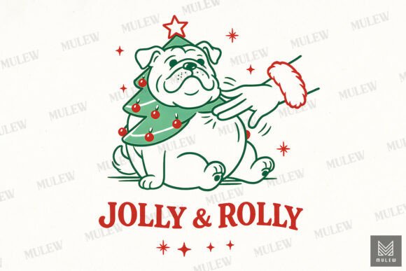 Funny Christmas Bulldog Sublimation PNG: A Festive Graphics Delight