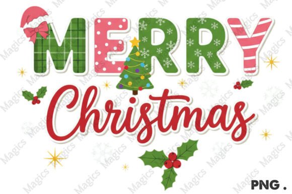 Merry Christmas Png: A Charming Addition to Holiday Embroidery