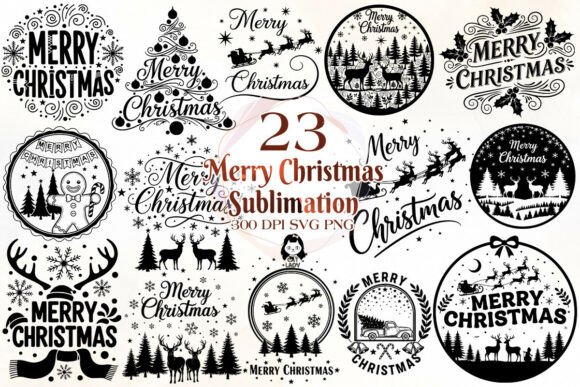 Review: Merry Christmas Sublimation SVG Bundle
