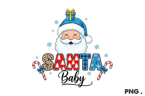 Santa Baby Christmas Png: Festive Graphics for Handmade Creations